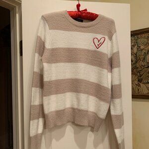 NWT -  Calligraphie Sweater with a heart